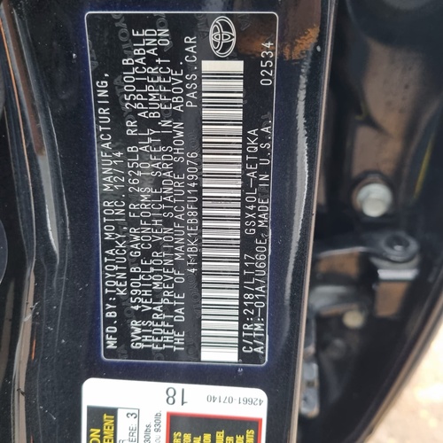 Foreign Used 2015 Toyota Avalon for Sale in Ikeja Lagos
