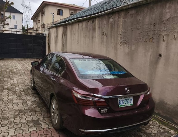 Neatly Used Honda Accord 2016 for Sale In Lagos
