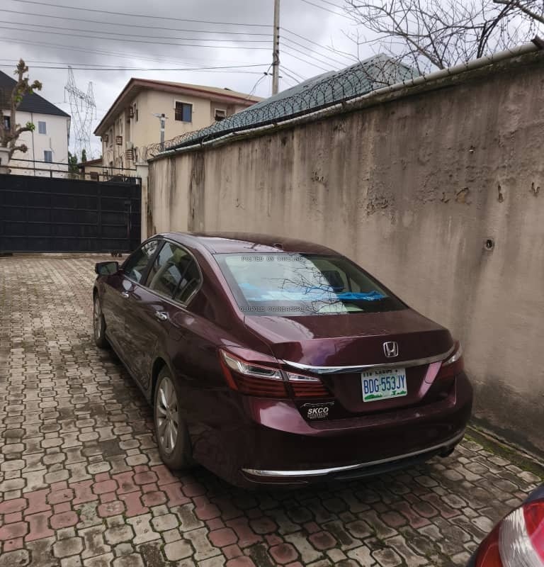Neatly Used Honda Accord 2016 for Sale In Lagos image