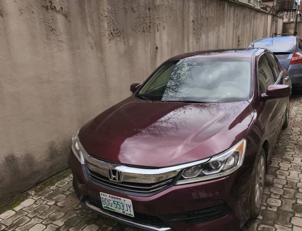 Neatly Used Honda Accord 2016 for Sale In Lagos