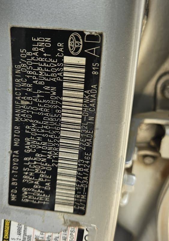 2006 Toyota Matrix for Sale In Lagos image