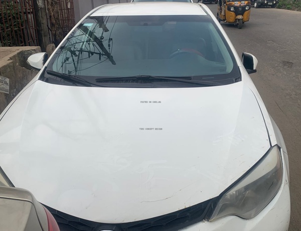 2017 Toyota Corolla S white  for Sale In Lagos