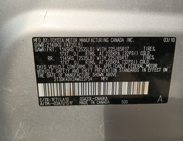 Toyota RAV4 2010 for Sale In Lagos