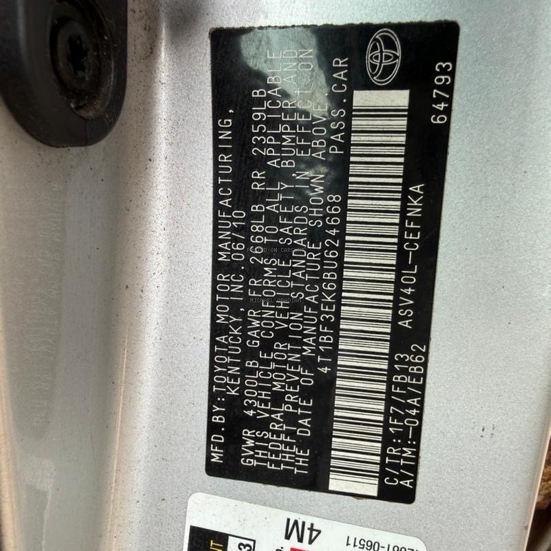 Toyota Camry  2010 for Sale  in Lagos image