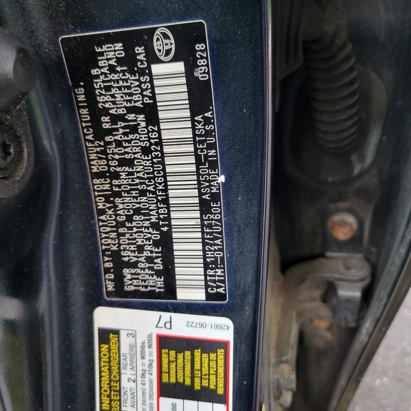 Foreign Used Toyota Camry Sport 2012 for Sale  in Lagos image