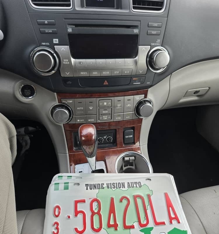Toyota Highlander 2011 for Sale  in Lagos image