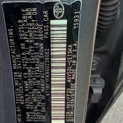 Foreign Used Toyota Camry 2016 - Abuja