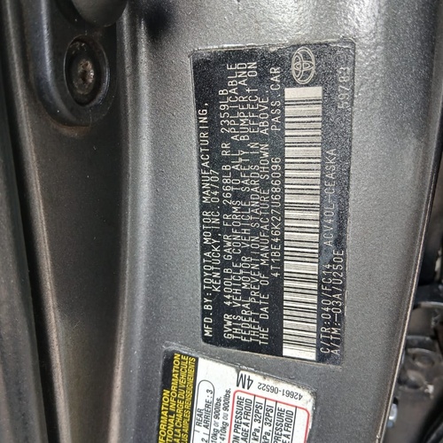 Toyota Camry SE 2007 Upgraded to 2011 for Sale In Lagos