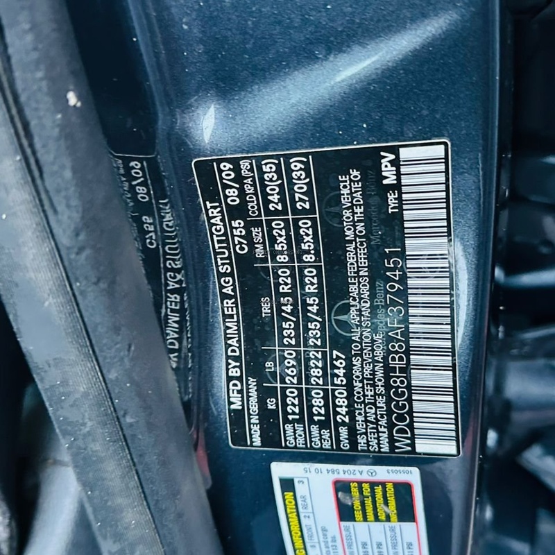 FOREIGN USED MERCEDES BENZ GLK350 2010 FOR SALE IN LAGOS image