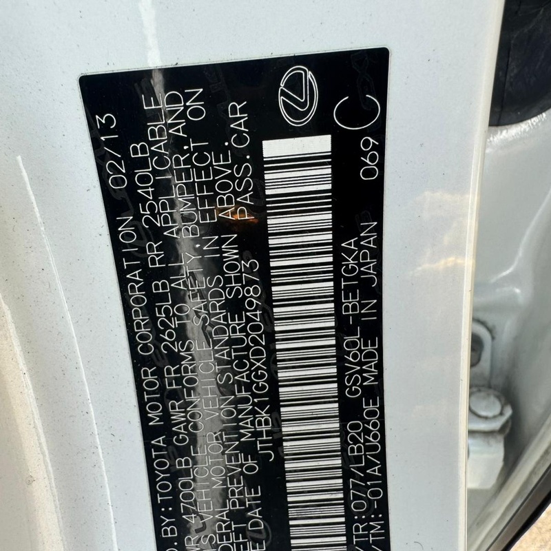 Foreign Used  Lexus ES350 2013 for Sale In Lagos image