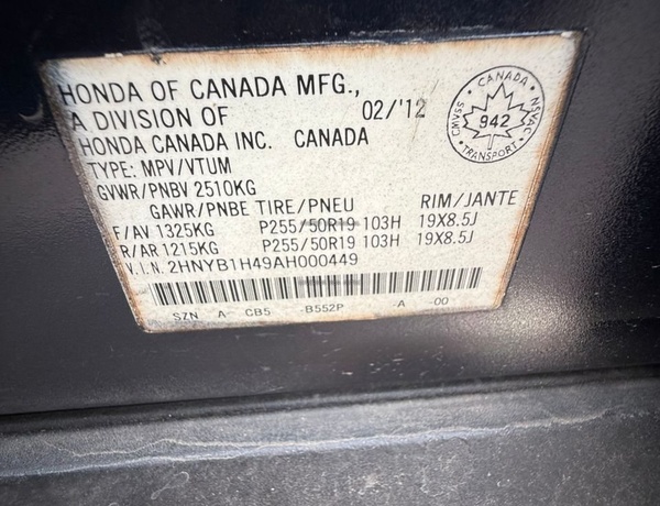 ACURA ZDX 2012 Model for Sale In Lagos