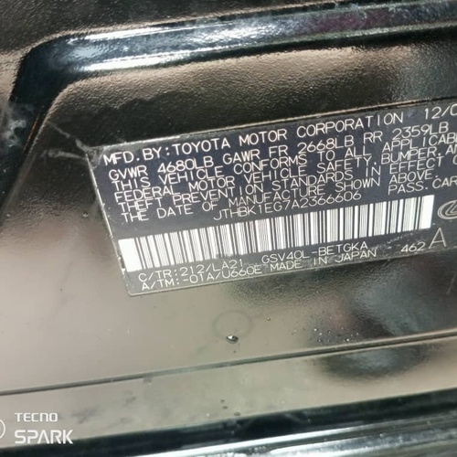 Lexus ES350 2010 for Sale In Lagos