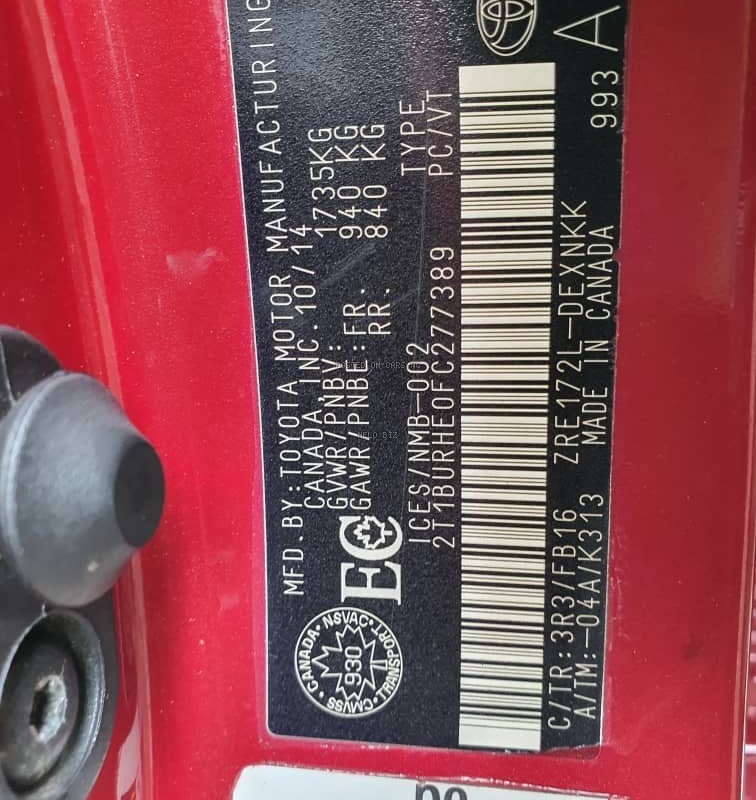 Toyota Corolla 2015 for Sale In Lagos image