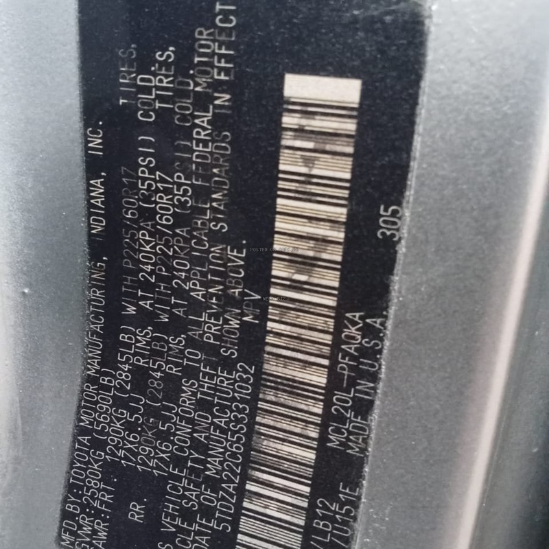 Toyota Sienna 2005 for Sale In Lagos image