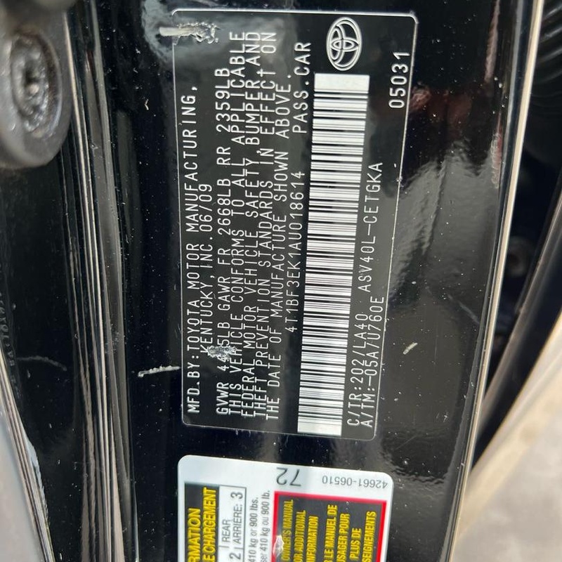 Foreign Used 2010 Toyota Camry XLE for Sale In Lagos image