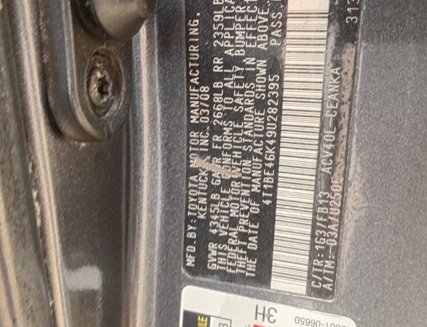 Toyota Camry Muscle 2009 for Sale at Ikotun Lagos 