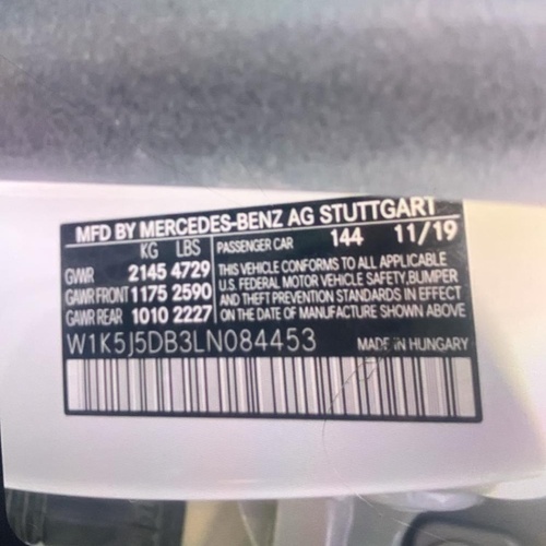 FOREIGN USED MECERDES BENZ C43 (S) 2020 FOR SALE IN LAGOS