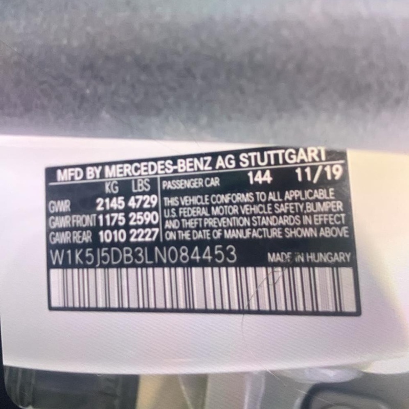 FOREIGN USED MECERDES BENZ C43 (S) 2020 FOR SALE IN LAGOS image