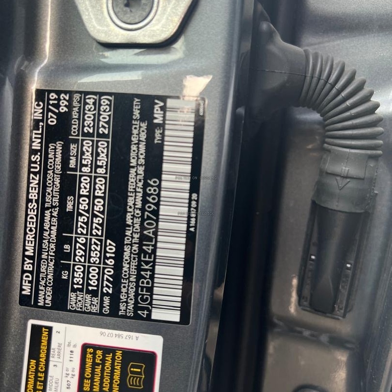 Foreign Used Mercedes Benz GLE350 2020 for Sale In Lagos image