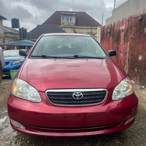 TOYOTA COROLLA 2005 WINE COLOR