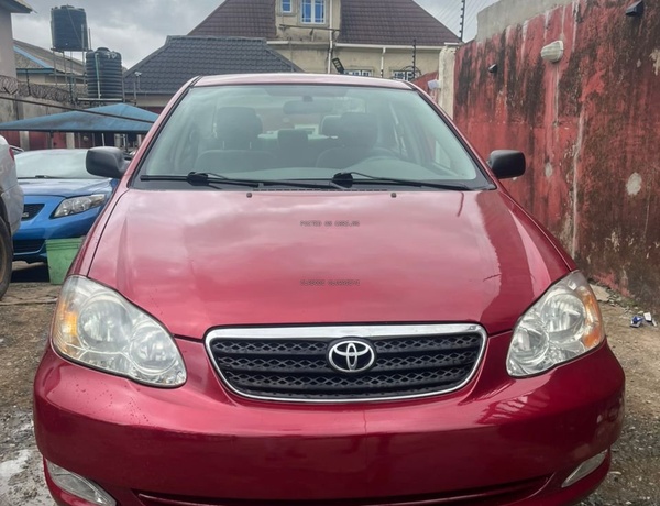 TOYOTA COROLLA 2005 WINE COLOR
