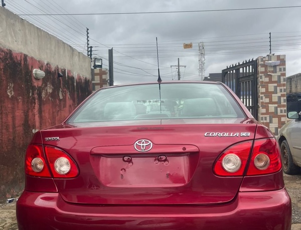 TOYOTA COROLLA 2005 WINE COLOR