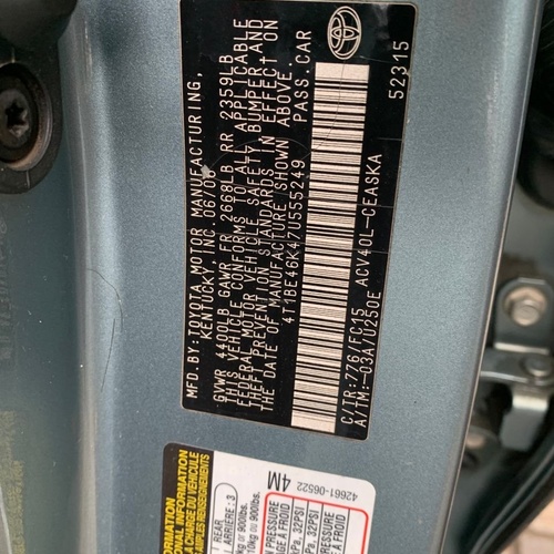 Neat Cheap Registered Toyota Camry 2008 for Sale In Lagos