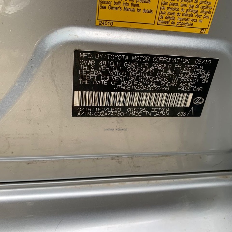 Cheap Foreign Used Lexus GS350 2010 for Sale in Lagos image