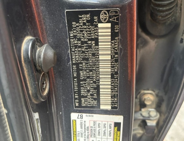 Registered Toyota Matrix 2008 for Sale In Lagos