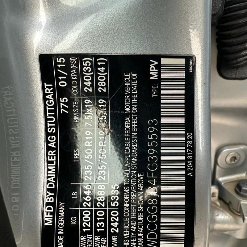 Mercedes Benz GLK 2015 for Sale In Abuja image