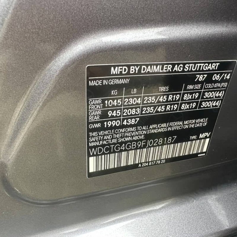 MERCEDES-BENZ GLA 250 2015 FOR SALE IN LAGOS image