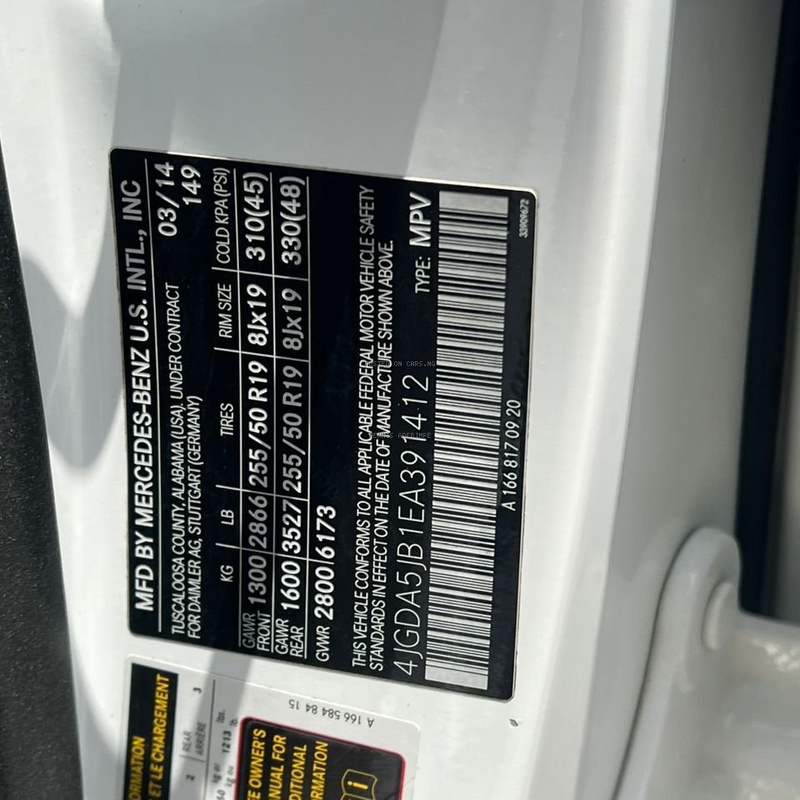  Foreign Used 2014 Mercedes-Benz ML350 In Lagos image
