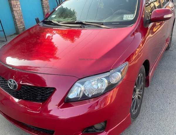 Registered 2010 Toyota Corolla sports