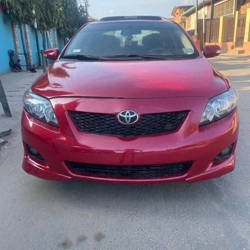 Registered 2010 Toyota Corolla sports