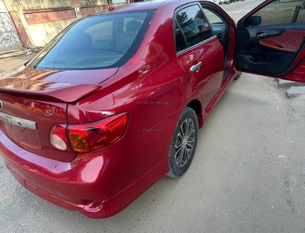 Registered 2010 Toyota Corolla sports