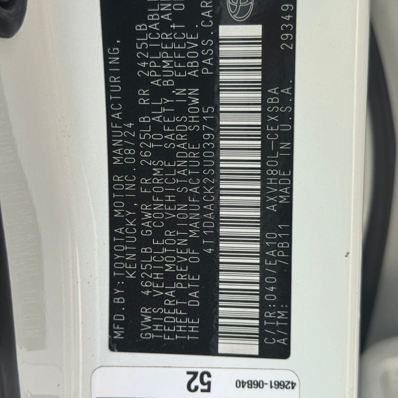 BRAND NEW 2025 TOYOTA CAMRY SE HEV (hybrid) IN ABUJA image