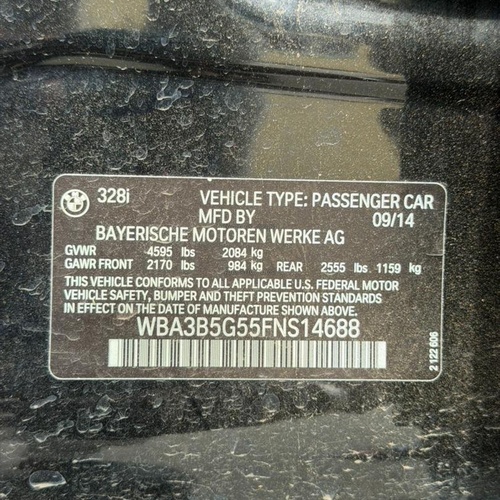 FOREIGN USED 2015 BMW 328i WITH DUTY IN ABUJA