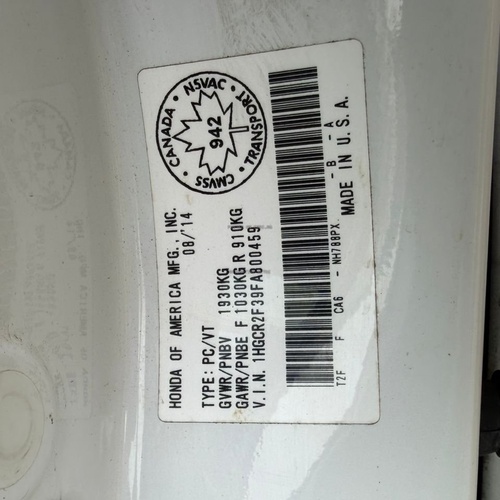 FOREIGN USED 2015 HONDA ACCORD V4 IN ABUJA