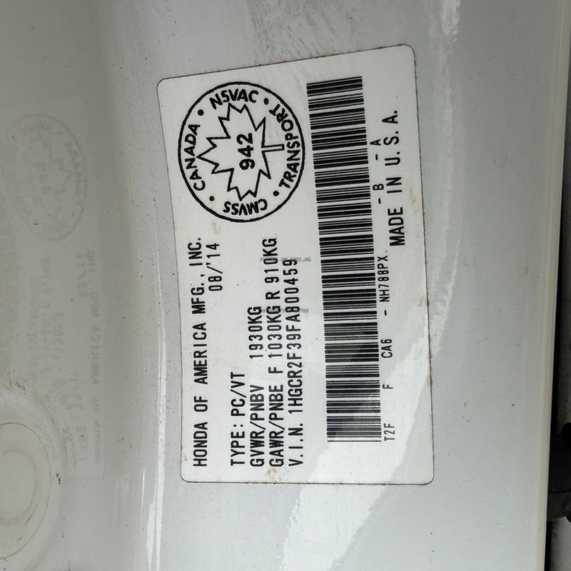 FOREIGN USED 2015 HONDA ACCORD V4 IN ABUJA image