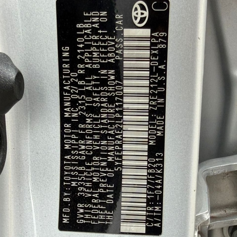 FOREIGN USED 2020 TOYOTA COROLLA WITH DUTY IN ABUJA image