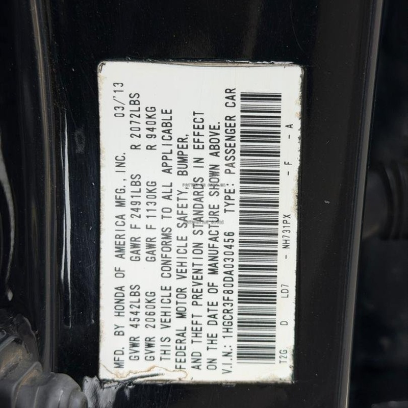 REGISTERED 2013 HONDA ACCORD EXL V6 IN ABUJA image