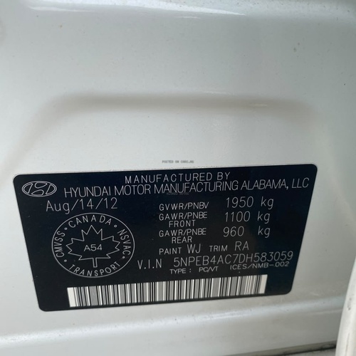 2012 TOKS HYUNDAI SONATA IN OGBA LAGOS