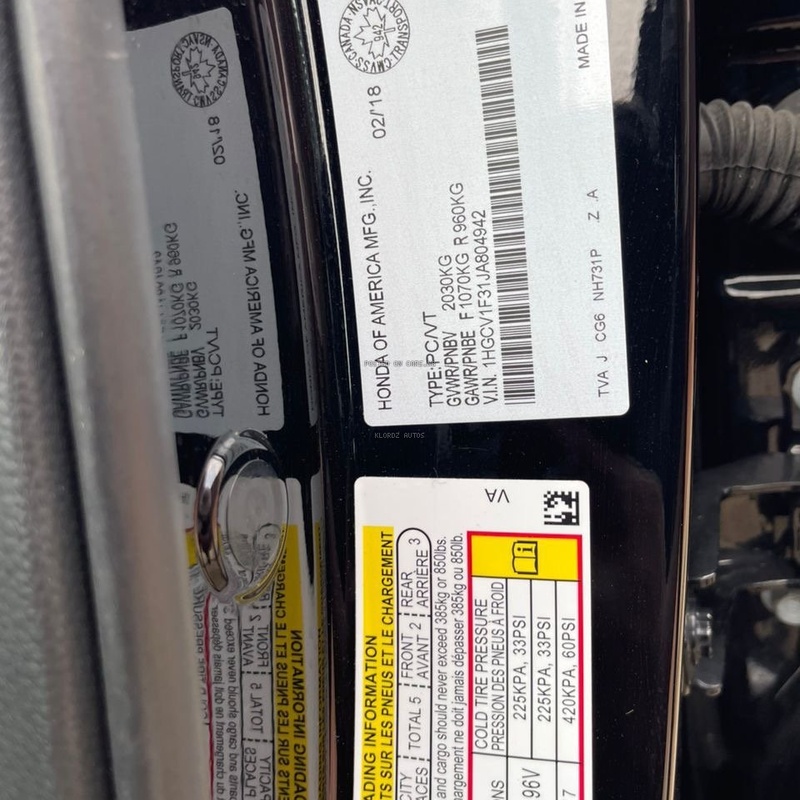 FOREIGN USED 2018 HONDA ACCORD IN LAGOS image