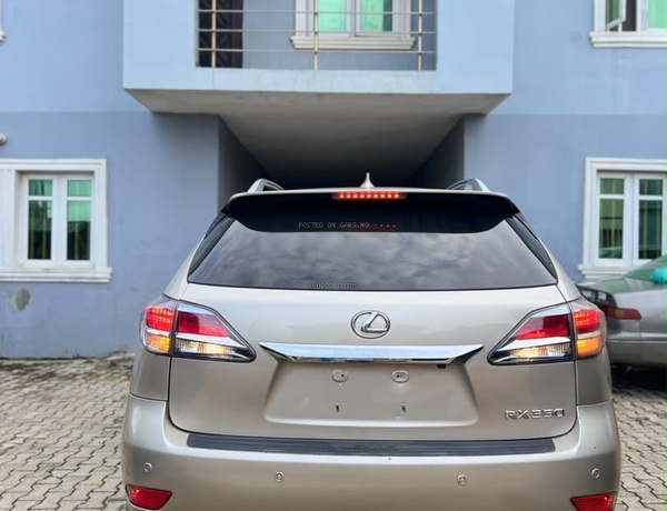TOKS 2015 LEXUS RX350 IN LAGOS