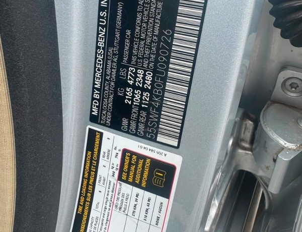 FOREIGN USED 2015 MERCEDES BENZ C300 IN OGBA