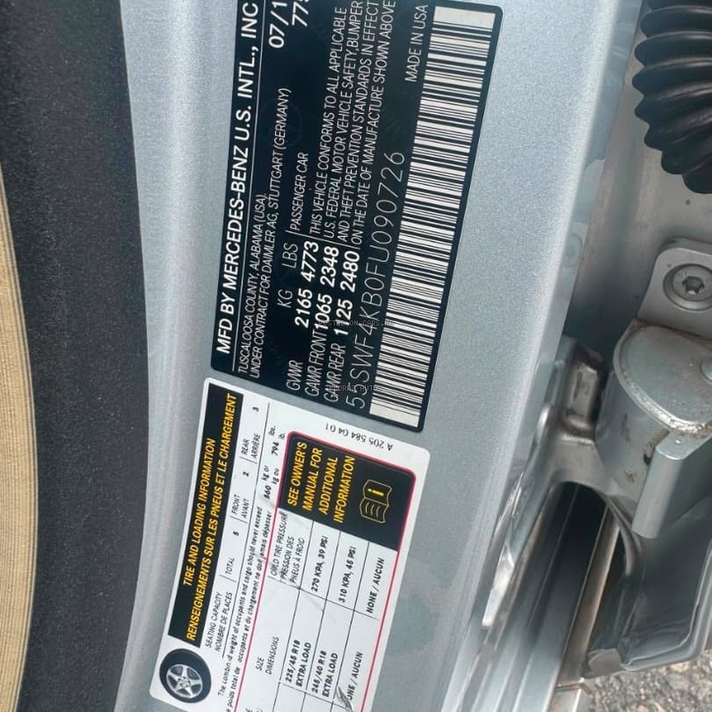 FOREIGN USED 2015 MERCEDES BENZ C300 IN OGBA image