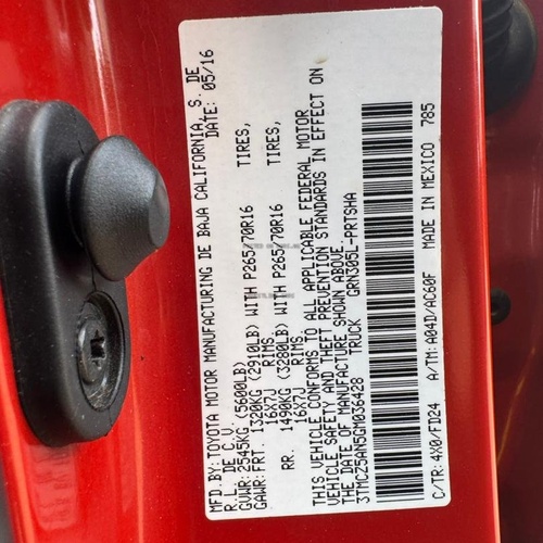 Foriegn Used 2016 Toyota Tacoma In Abuja