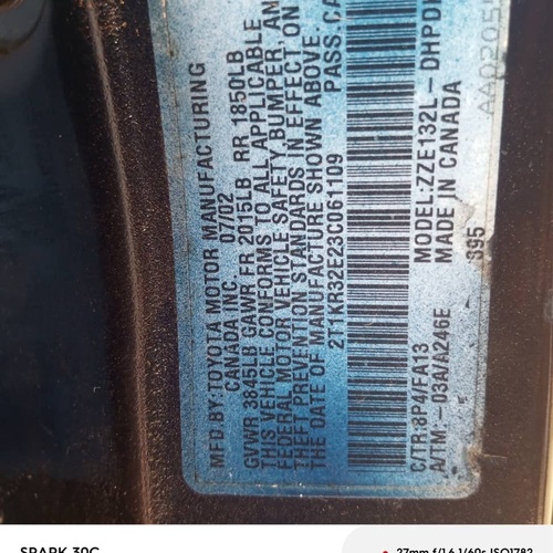 Nigerian Used Toyota Matrix 2004 for Sale In Epe Lagos