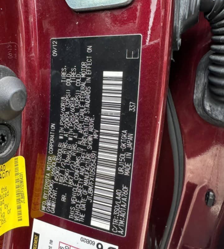 Lexus GX 460 2012 For Sale In Lagos image