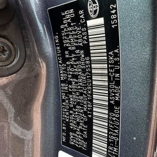 Toyota Camry 2013 Foreign Used For Sale